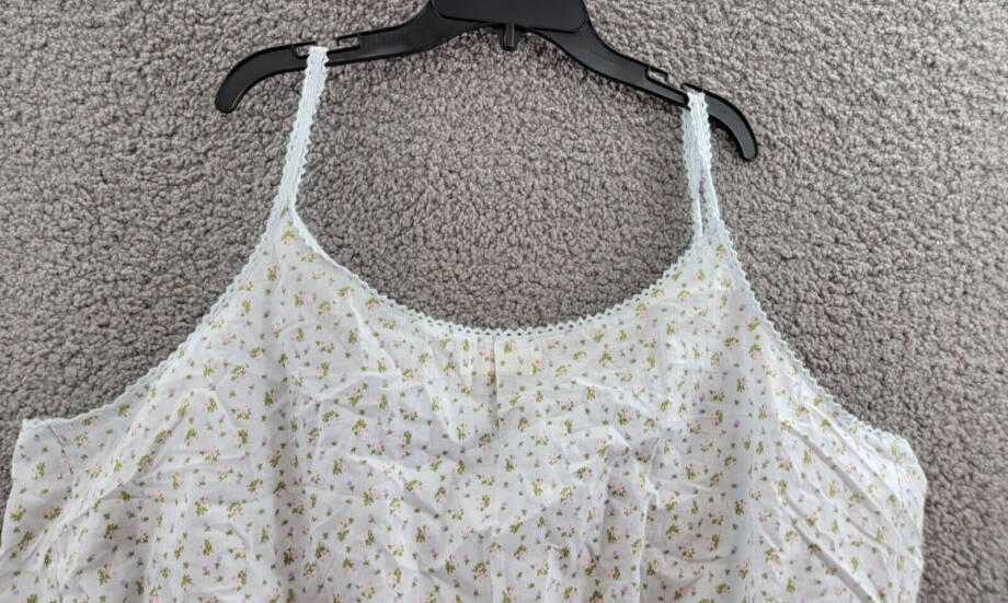 Lucky Brand Floral-Print Cropped Camisole Top Women's XXL Multi Pullover Style