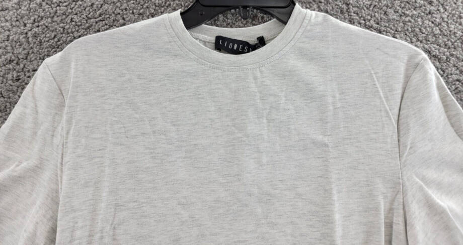 Lioness Agyness Drawstring Cropped T-Shirt Womens XS Grey Marle Agyness Crewneck