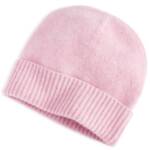 Charter Club Cashmere Cuffed Beanie Hat Women's One Size Chantilly Pink