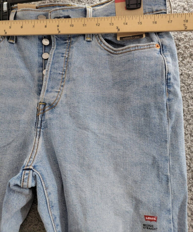Levi's Wedgie High Rise Cropped Straight Jeans Women's 32 Bridge Of Bellflower