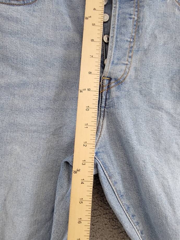 Levi's Wedgie High Rise Cropped Straight Jeans Women's 32 Bridge Of Bellflower