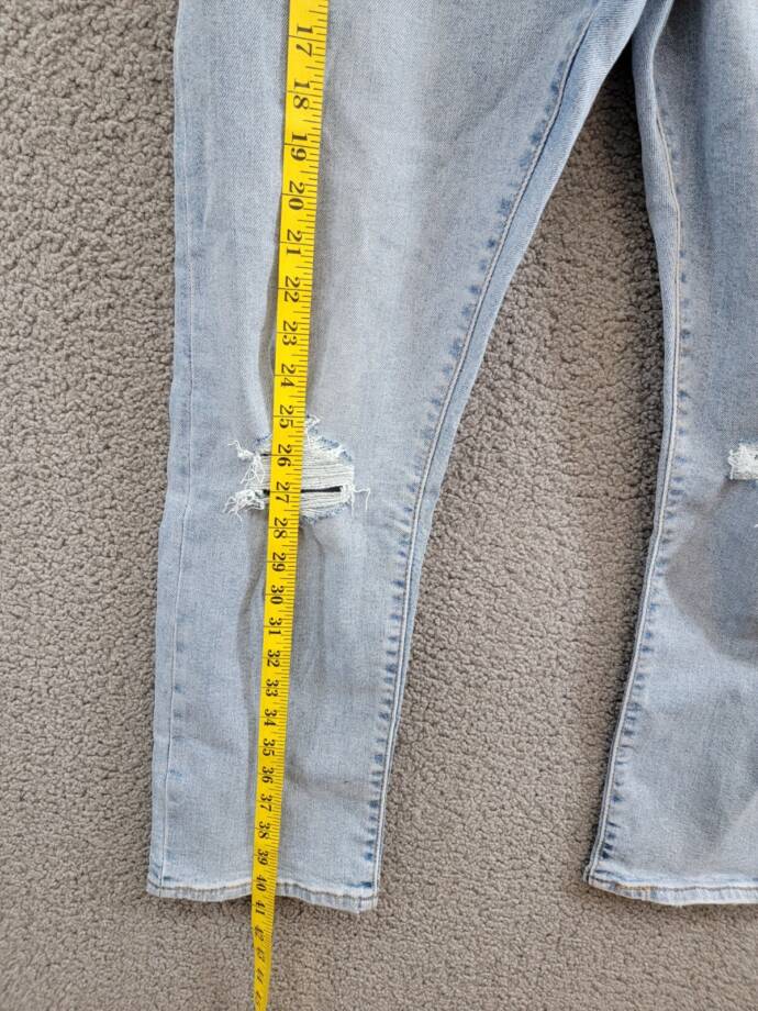Levi's Wedgie High Rise Cropped Straight Jeans Women's 32 Bridge Of Bellflower