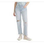 Levi's 501 Cropped Straight-Leg High Rise Jeans Women's 32 x 26 Edge of Time