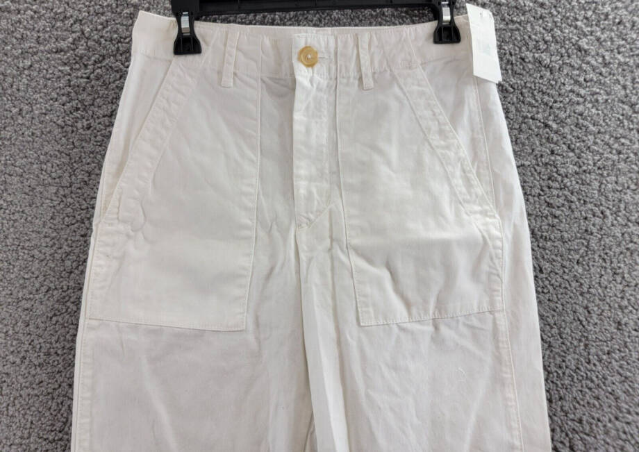 Velvet by Graham & Spencer Wide Leg Pants Women's 2 Sleet High Rise Belt Loops