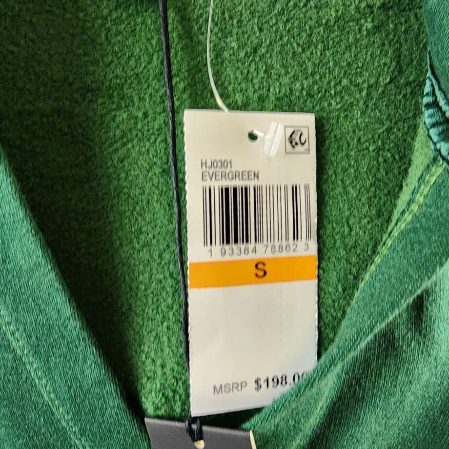 Monrow Super Soft Fleece V Neck Hoodie Women's S Evergreen Pullover Long Sleeves