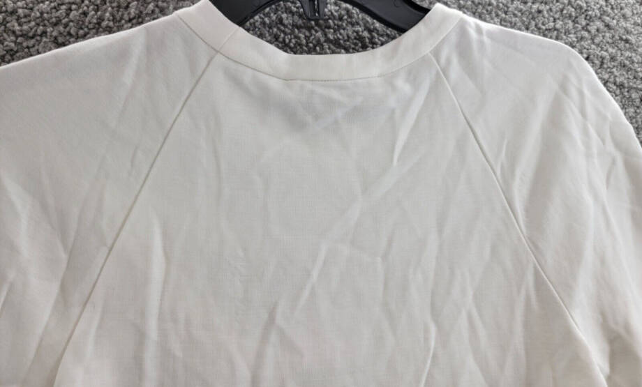 IRO Umae Raglan Sleeve Tee Women's XS White Crew Neck Short Sleeve Pullover