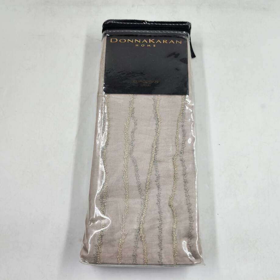 Donna Karan Collection Luna Euro Pillow Sham 26in x 26in Platinum +