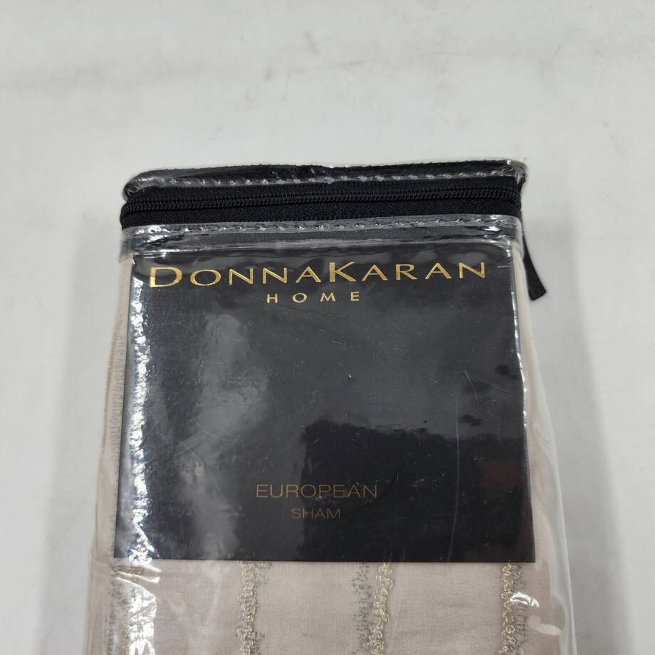 Donna Karan Collection Luna Euro Pillow Sham 26in x 26in Platinum +