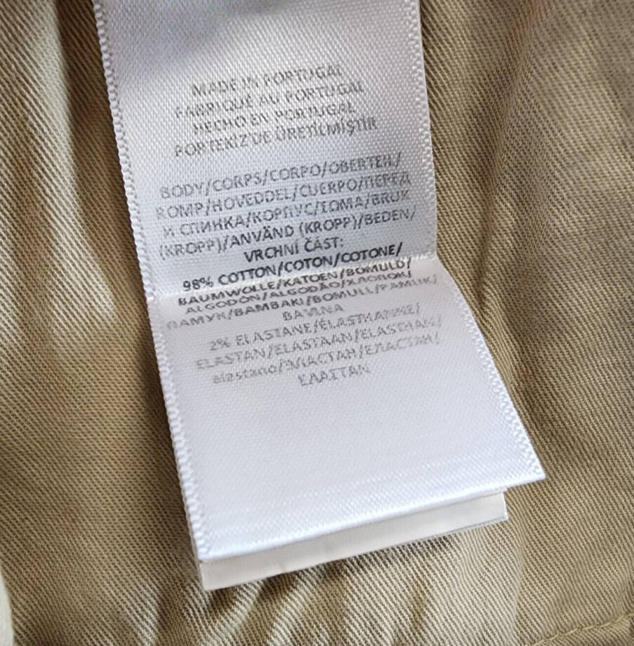 Polo Ralph Lauren Stretch Chino Suit Pants Men's 36/33 Tan Pocket Belt Loop Zip
