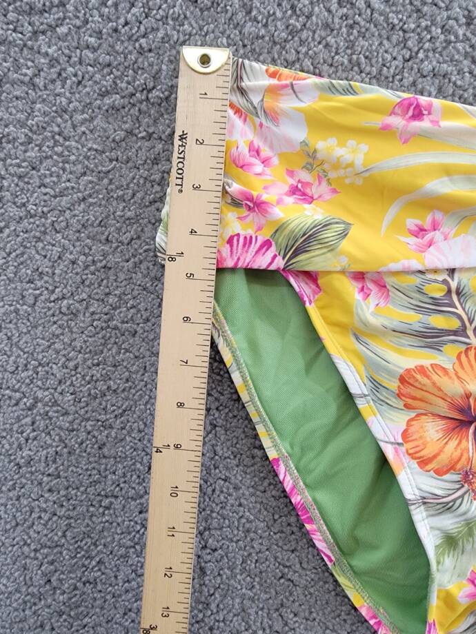 Bleu Rod Beattie Printed High Waist Tie Bikini Bottom Women's Multicolor 8