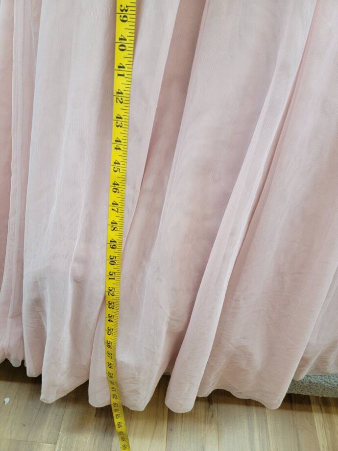 City Studio Metallic Corset-Bodice Lace-Back Gown Juniors 7/8 French Rose Zip Up