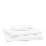 Sferra Parello Twin Sheet Set 74in x 110in White