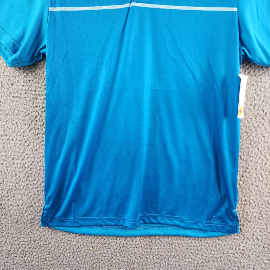 PGA TOUR Athletic Fit Terrain Short Sleeve Polo Shirt Men's Small Hawaiian Surf