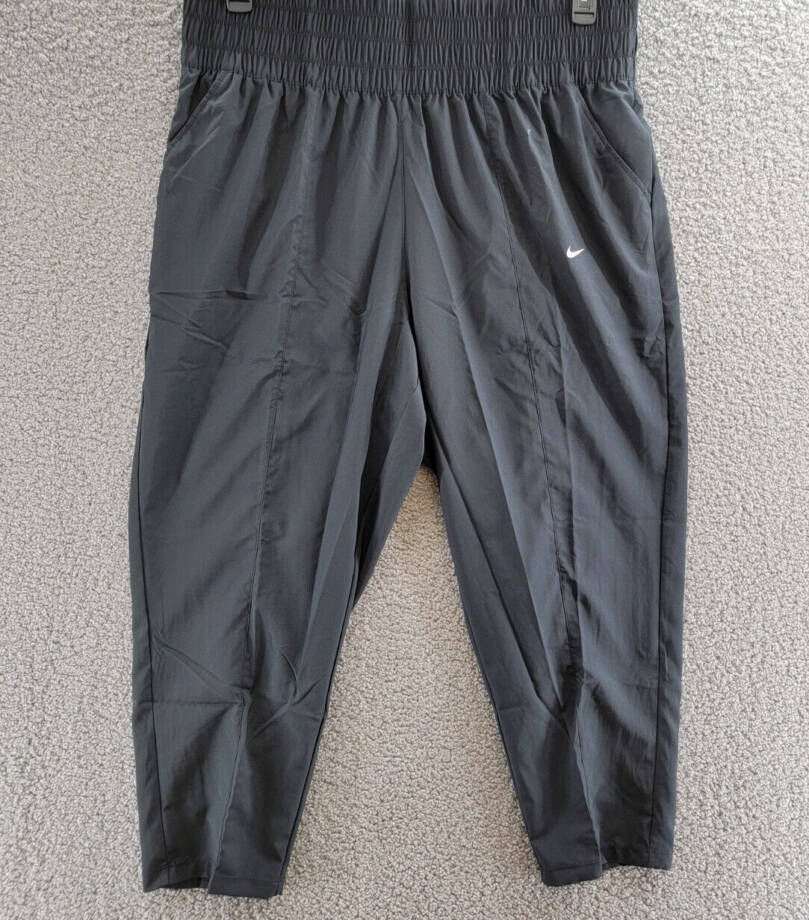 Nike Plus Size Dri-FIT One Ultra High-Waist Pants Women's 2X Black Elastic Waist