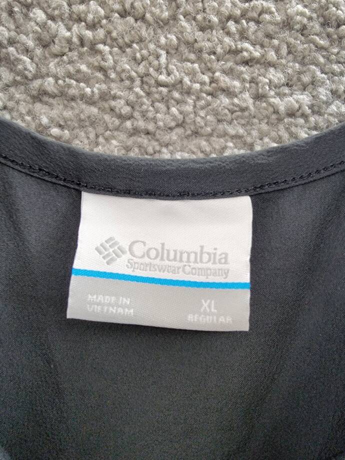 Columbia Anytime Tank Jumpsuit Women's XL Black Scoop Neck Sleeveless Pull On