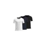 BOSS Classic Crew Neck T-Shirt Men's S Black/Navy/White Short Sleeve Pack of 3