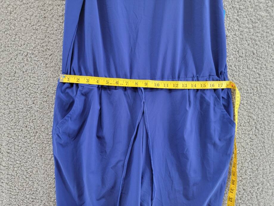 Columbia Anytime Tank Top Jumpsuit Women's L Dark Sapphire Scoop Neck Sleeveless