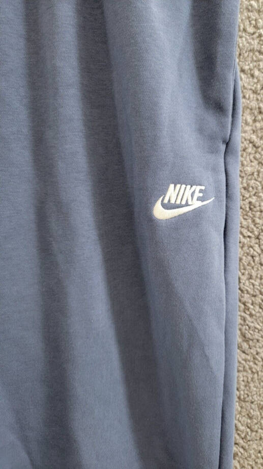Nike Plus Size Mid-Rise Fleece Jogger Pants Women's 1X Diffused Blue Drawcord