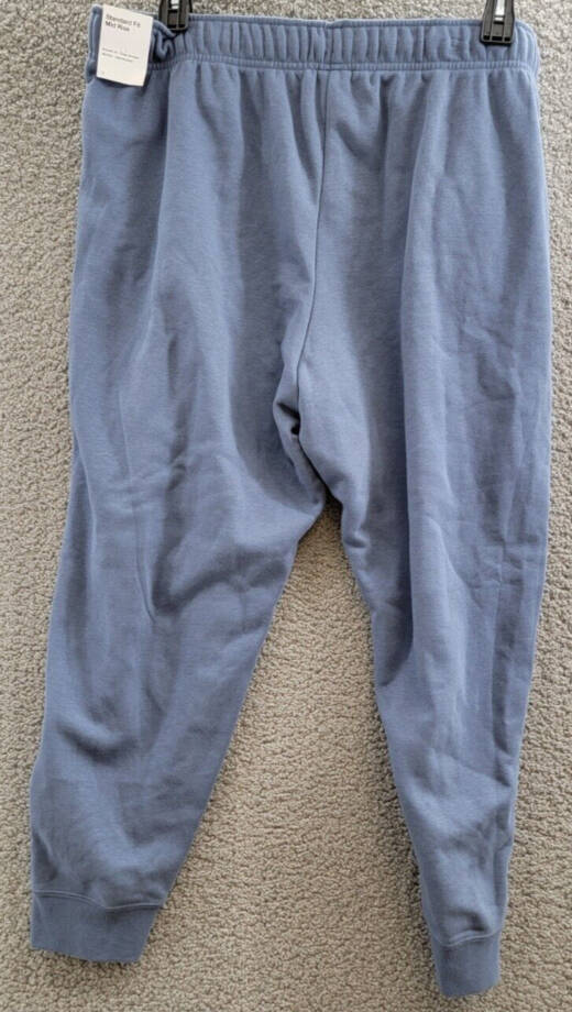Nike Plus Size Mid-Rise Fleece Jogger Pants Women's 1X Diffused Blue Drawcord