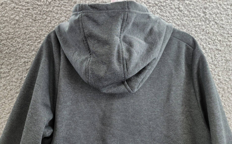 Nike Therma-FIT HBR Pullover Hoodie Big Boys' L Gray Heather Kangaroo Pocket L/S