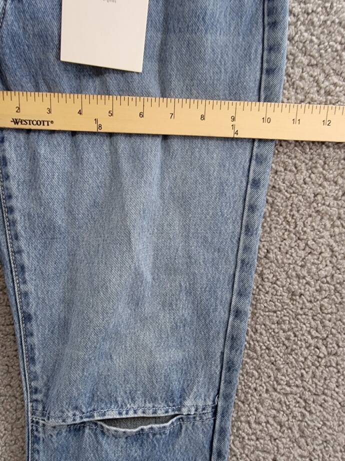 HIDDEN Tracey High Rise Straight Jean Womens 25 Dark Wash Zip Fly Button Closure