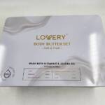 Lovery Body Butter Set 5Pc. Shea/Coconut/Aloe/Olive/Almond Milk and Honey
