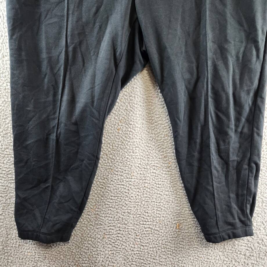 Nike Plus Chill Terry Slim-Fit French Terry Jogger Pants Women's 3X Black/Sail