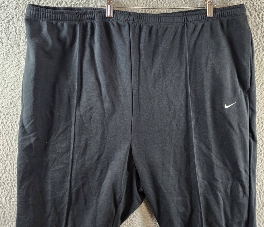Nike Plus Chill Terry Slim-Fit French Terry Jogger Pants Women's 3X Black/Sail