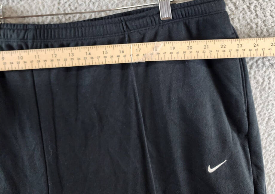 Nike Plus Chill Terry Slim-Fit French Terry Jogger Pants Women's 3X Black/Sail