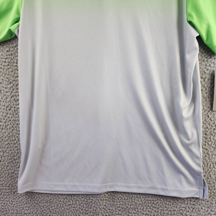 PGA Tour Classic-Fit Performance Ombre Golf Polo Shirt Men's M Green Flash S/S