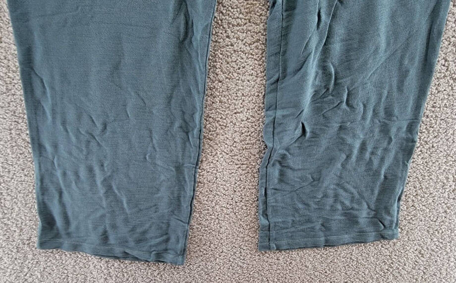 Monrow Supersoft Crop Lounge Sweatpants Women's L Green Grey Elastic Drawstring
