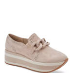Dolce Vita Jhenee Slip On Chain Sneakers Women's 8.5M Dune Suede Round Toe