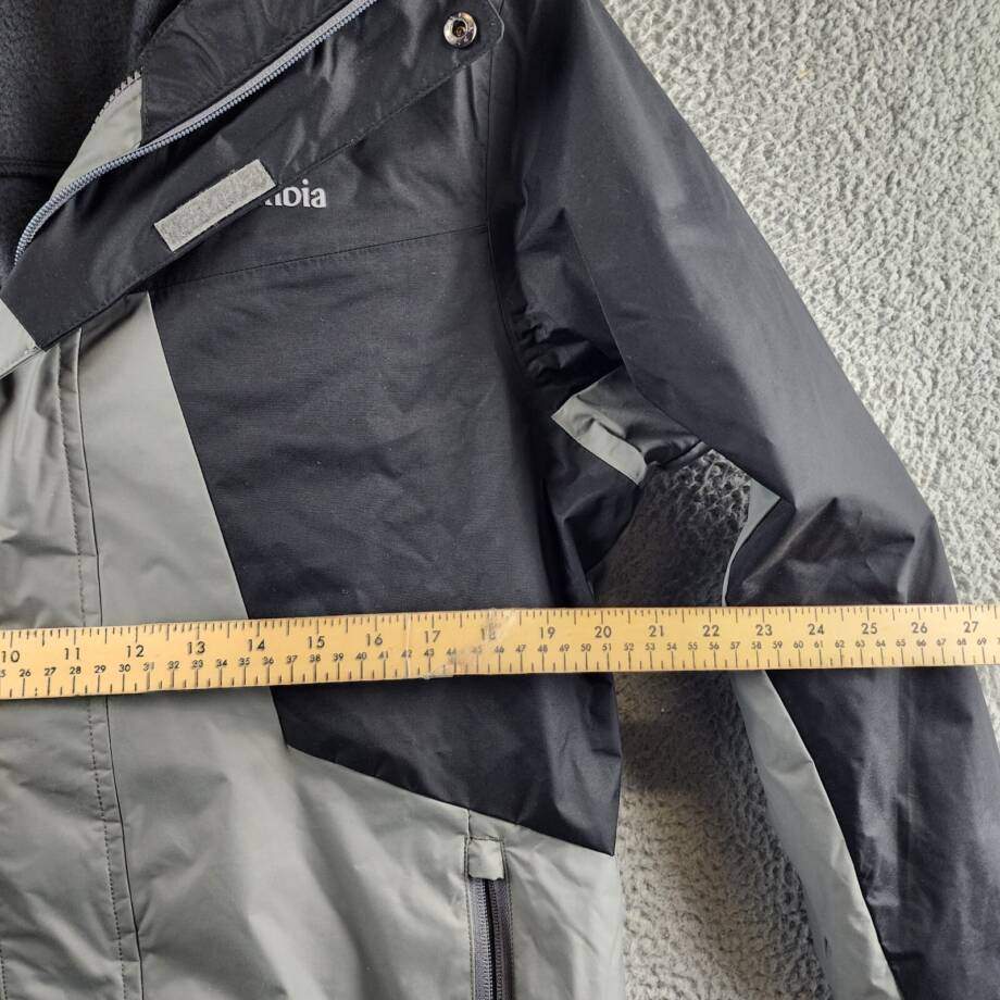 Columbia Tunnel Falls Interchange Jacket Men S City Grey Black Full Zip Closure