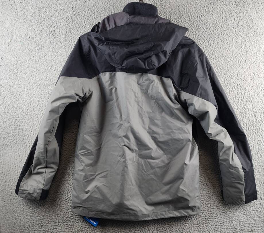 Columbia Tunnel Falls Interchange Jacket Men S City Grey Black Full Zip Closure