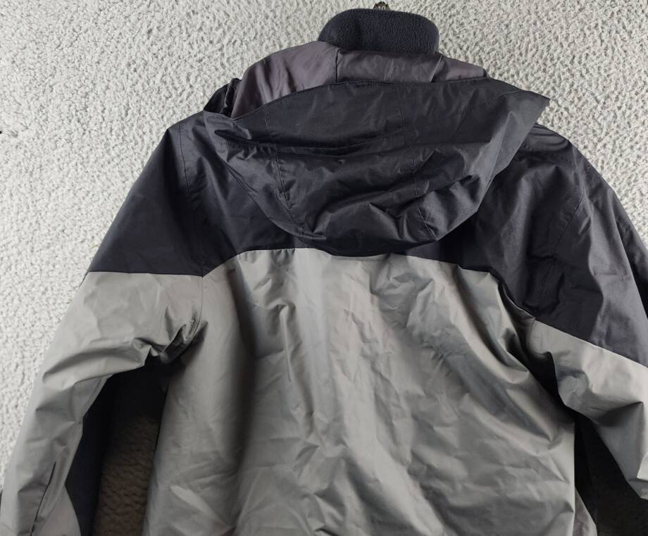 Columbia Tunnel Falls Interchange Jacket Men S City Grey Black Full Zip Closure