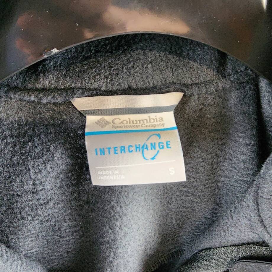 Columbia Tunnel Falls Interchange Jacket Men S City Grey Black Full Zip Closure