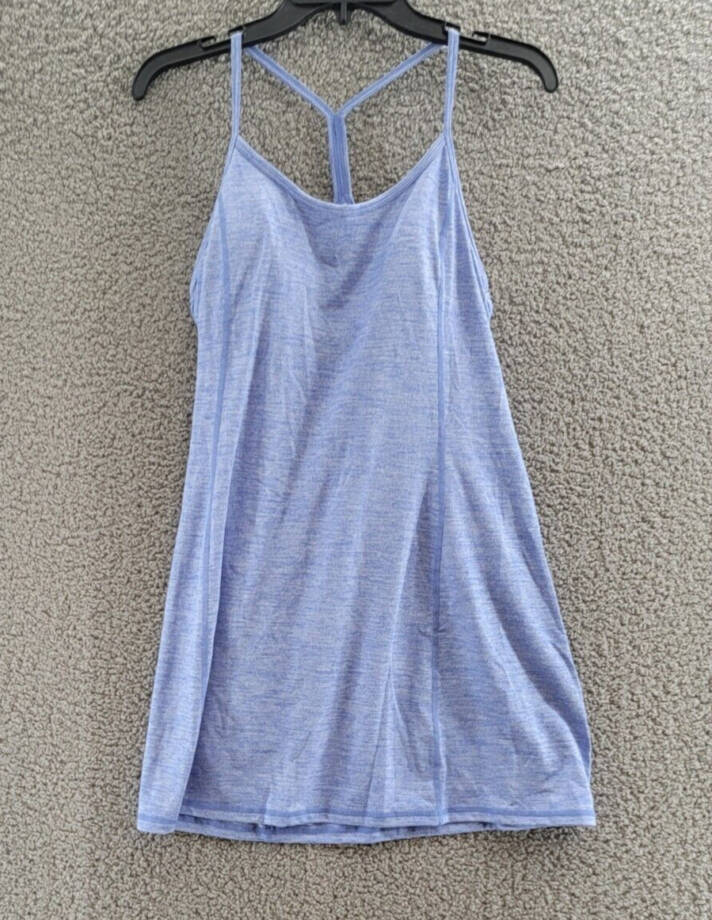 Calvin Klein Performance Exercise Dress Women's S Blue Heather Racerback S