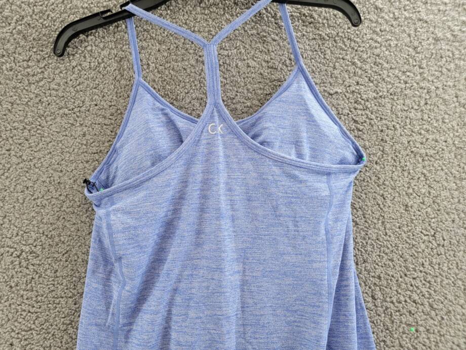 Calvin Klein Performance Exercise Dress Women's S Blue Heather Racerback S