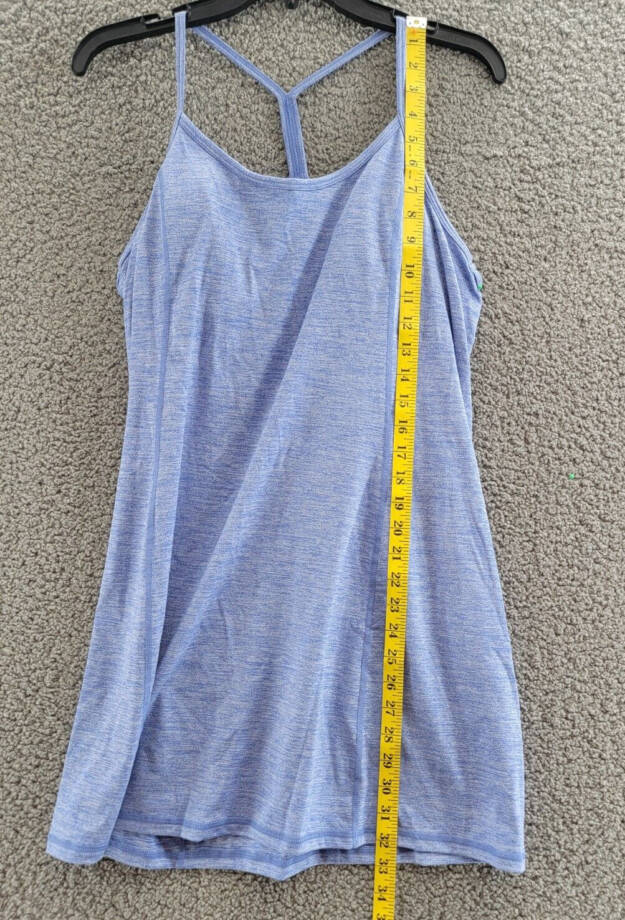 Calvin Klein Performance Exercise Dress Women's S Blue Heather Racerback S