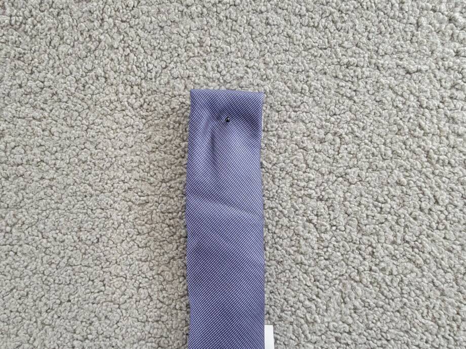 Calvin Klein Silk Blend Stitch Solid Textured Tie Men's Purple Pointed