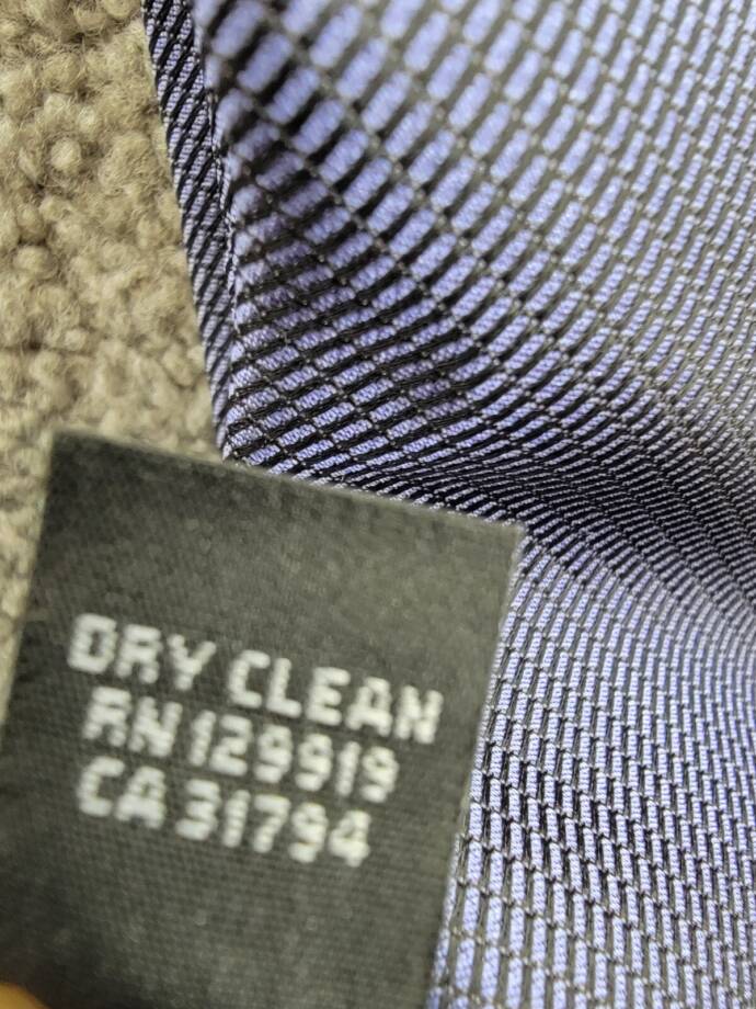 Calvin Klein Silk Blend Stitch Solid Textured Tie Men's Purple Pointed