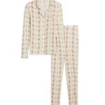 KatieJnyc Maia Long Sleeve Top & Pants Pajama Set Girls S Shabby Chic Stripe