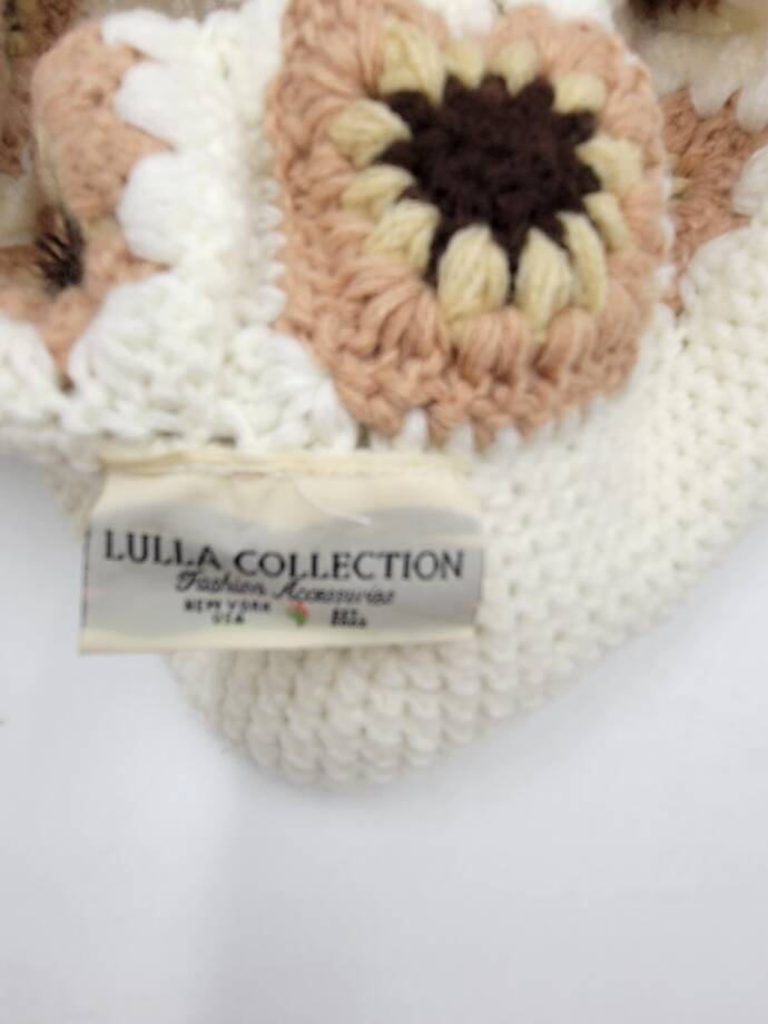 Lulla Collection Crochet Bucket Hat Women's OS White/Nude