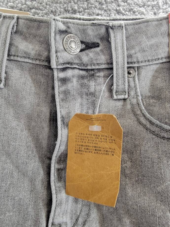 Levi's 721 High-Rise Skinny Jeans Women's 30 Cancel Club Zip Fly Button Closure
