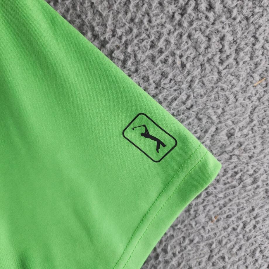 PGA TOUR Classic-Fit Stretch Performance Ombré Golf Polo Shirt Men S Green Flash
