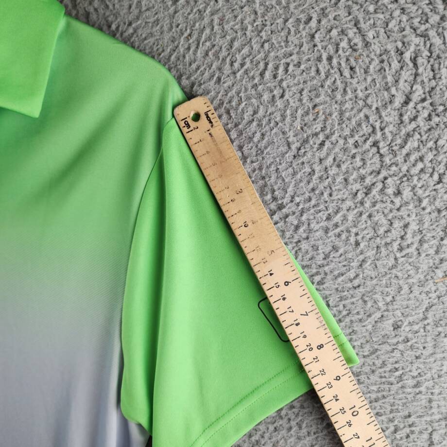 PGA TOUR Classic-Fit Stretch Performance Ombré Golf Polo Shirt Men S Green Flash