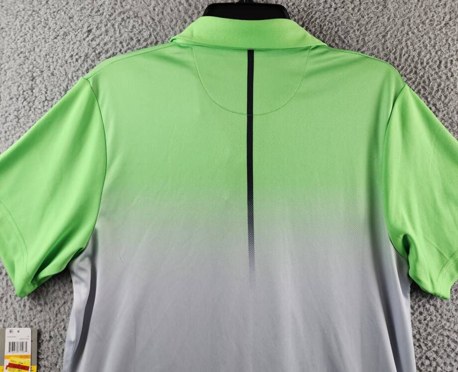PGA TOUR Classic-Fit Stretch Performance Ombré Golf Polo Shirt Men S Green Flash