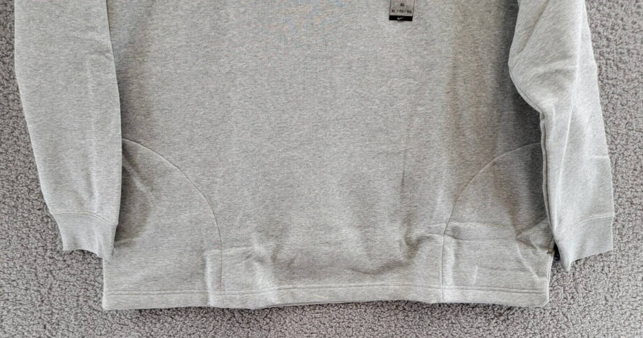 Nike Sportswear Club Fleece Oversized Mock-Neck Sweatshirt Women's XL Light Gray