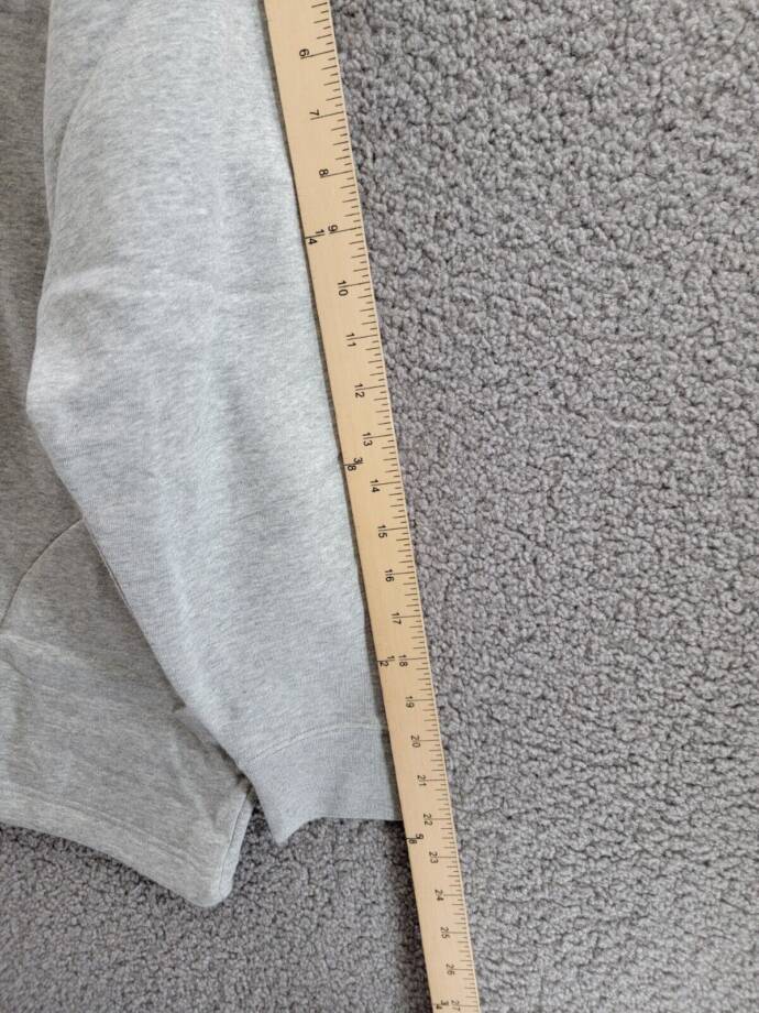 Nike Sportswear Club Fleece Oversized Mock-Neck Sweatshirt Women's XL Light Gray