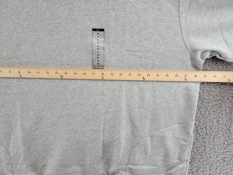 Nike Sportswear Club Fleece Oversized Mock-Neck Sweatshirt Women's XL Light Gray